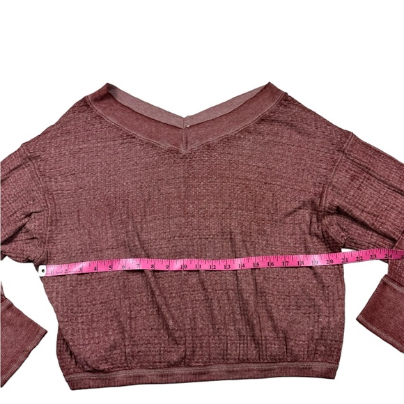 WE THE FREE x FREE PEOPLE: South Side Thermal Top -Size medium - Picture 7 of 9